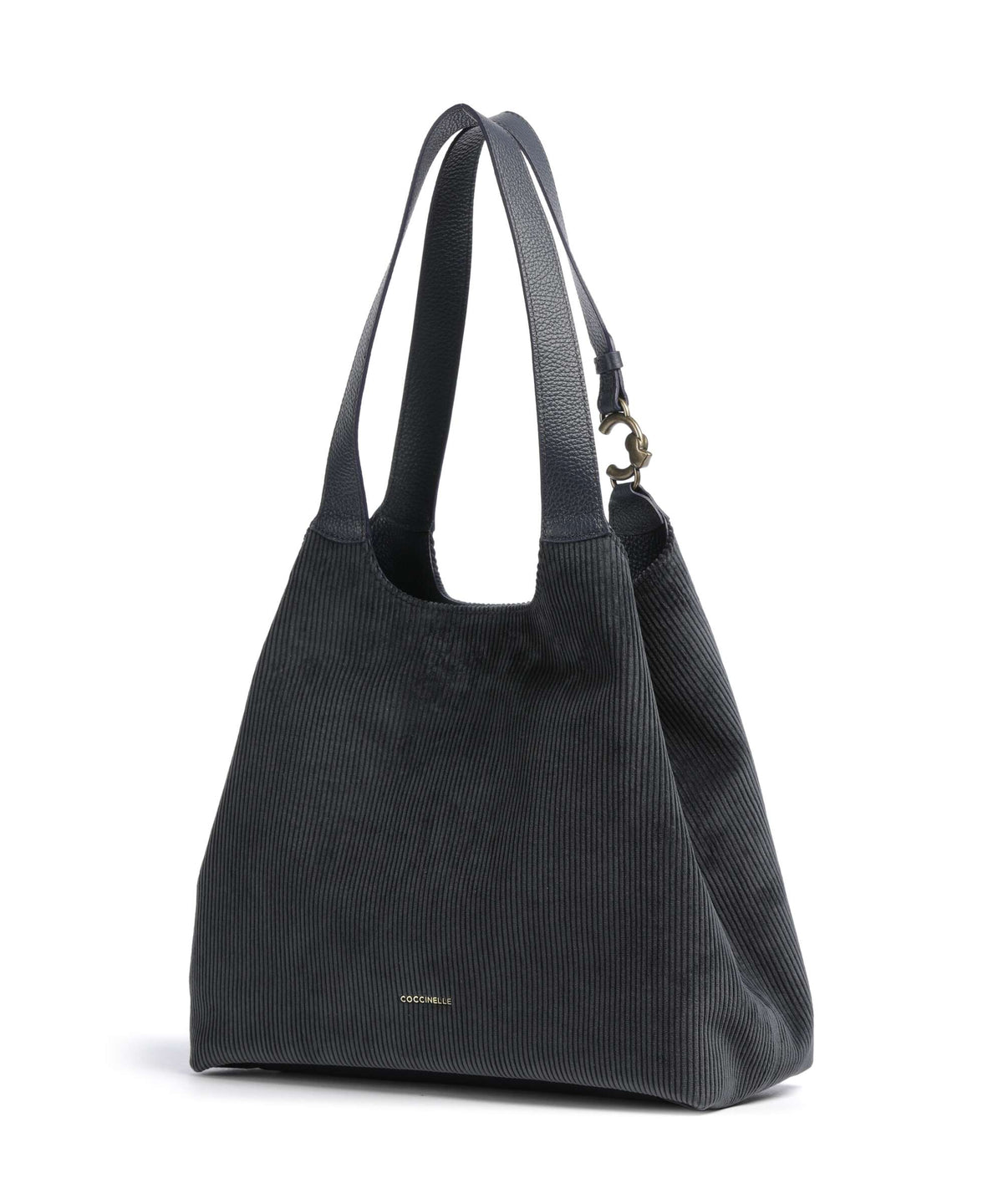 Coccinelle C-Easy Corduroy Tote bag midnight blue