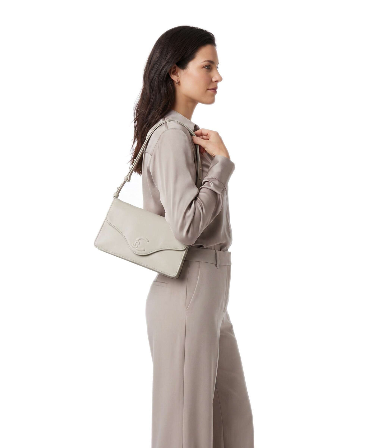 Coccinelle C-Me Softy Shoulder bag eucalipto