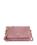 Coccinelle Thess Suede Crossbody bag winter rose