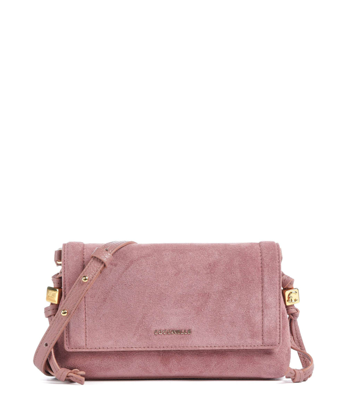 Coccinelle Thess Suede Crossbody bag winter rose