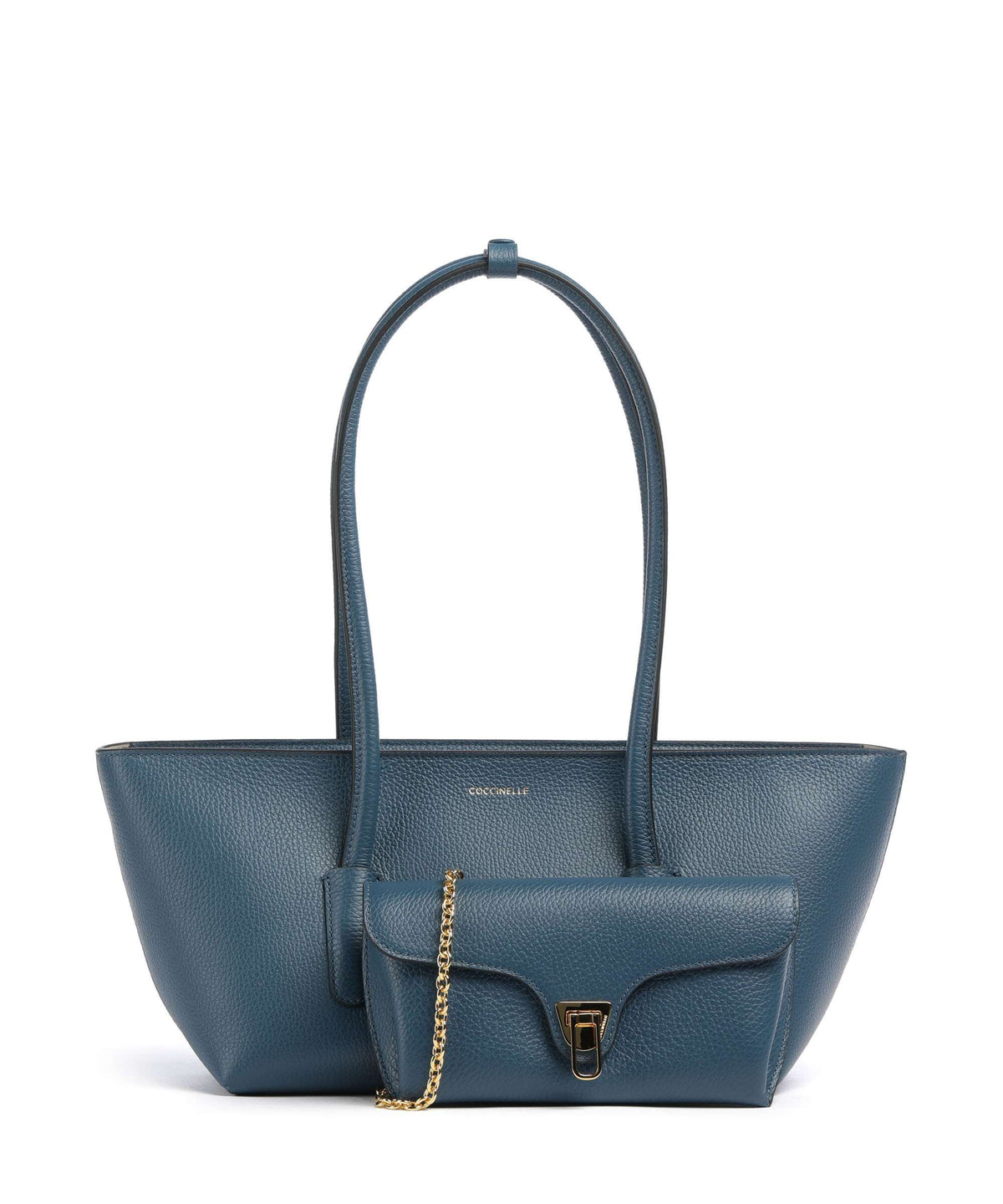 Coccinelle Beat Double Shoulder bag deep blue