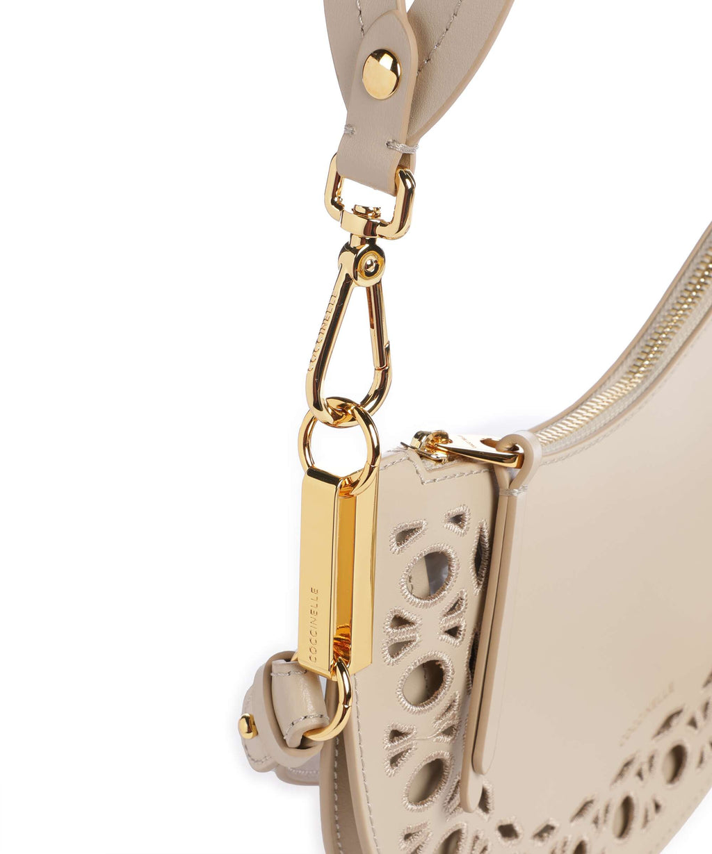 Coccinelle Sunup Monogram Sangallo Shoulder bag sandshell