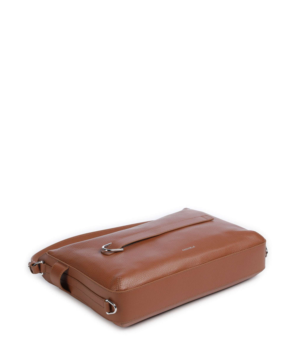 Coccinelle Gretel Ribbon Hobo bag cognac