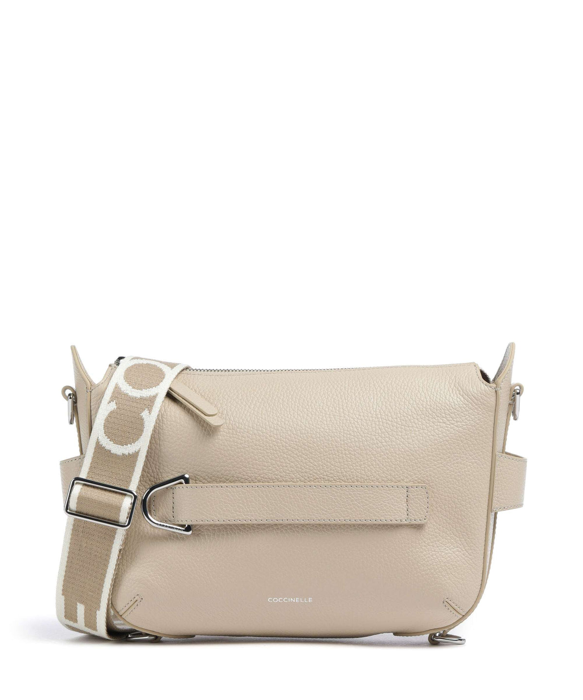 Coccinelle Gretel Ribbon Crossbody bag sandshell