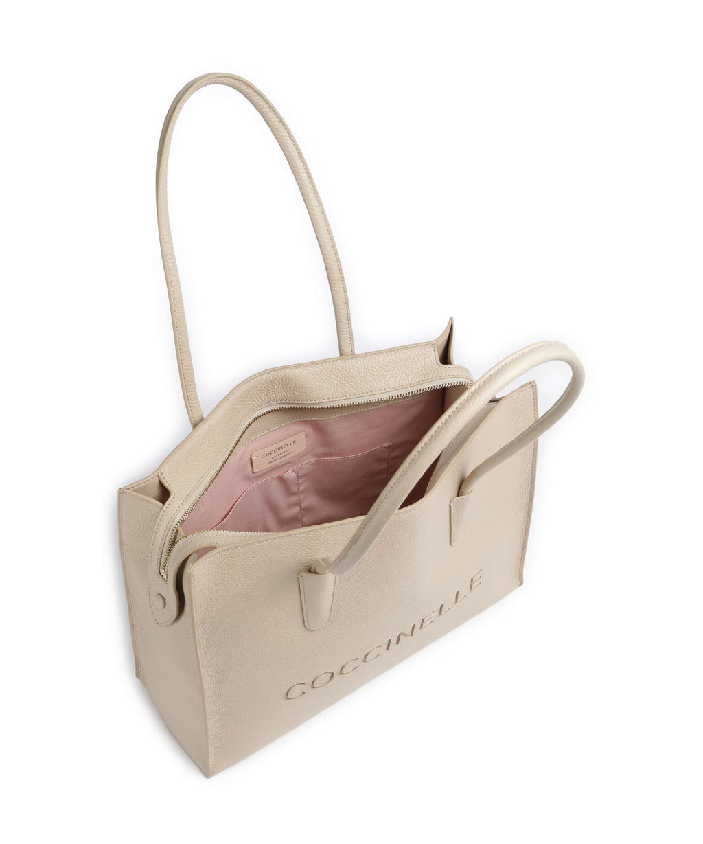 Coccinelle Myrtha Tote bag sandshell