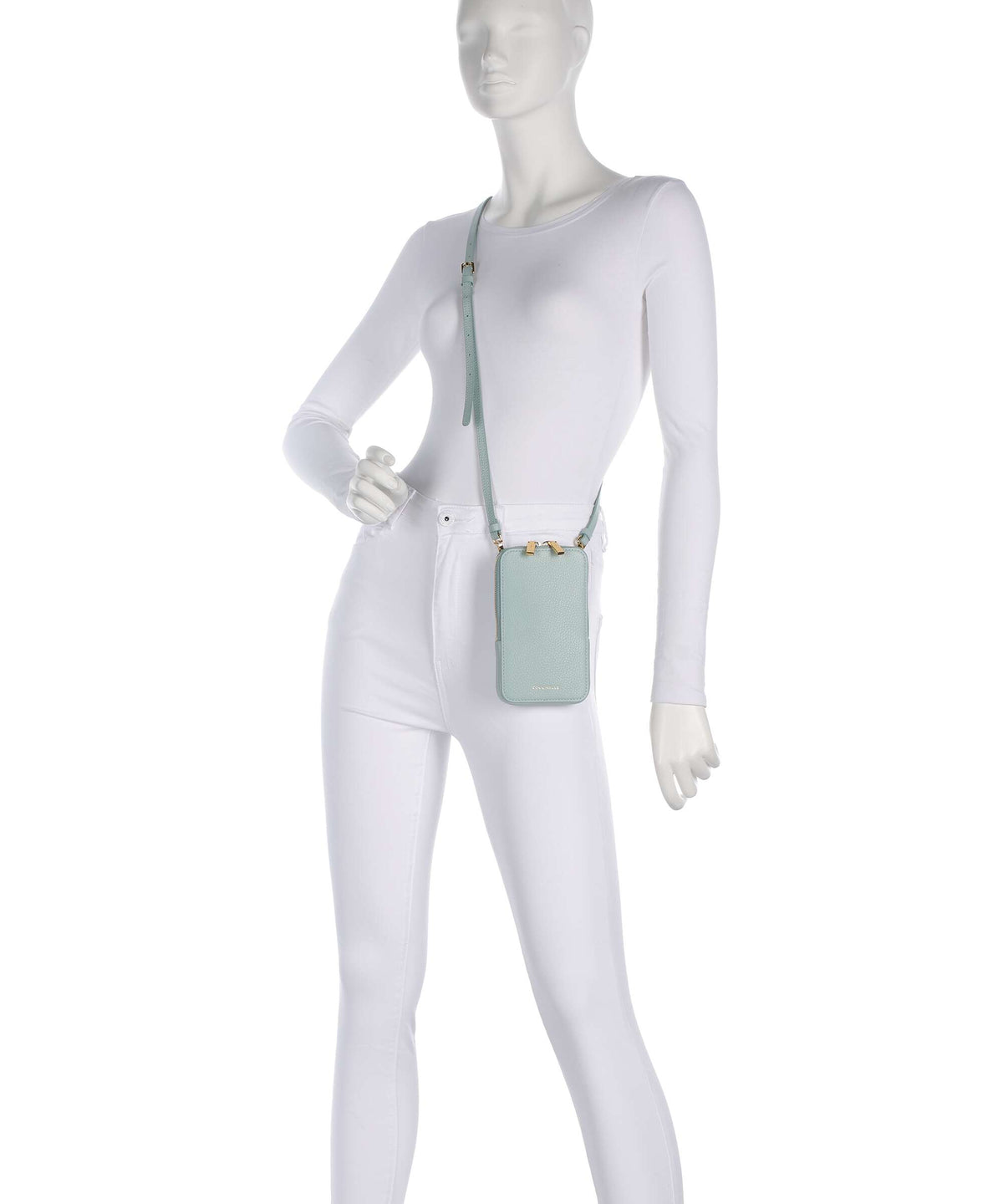 Coccinelle Flor Phone bag aquamarine