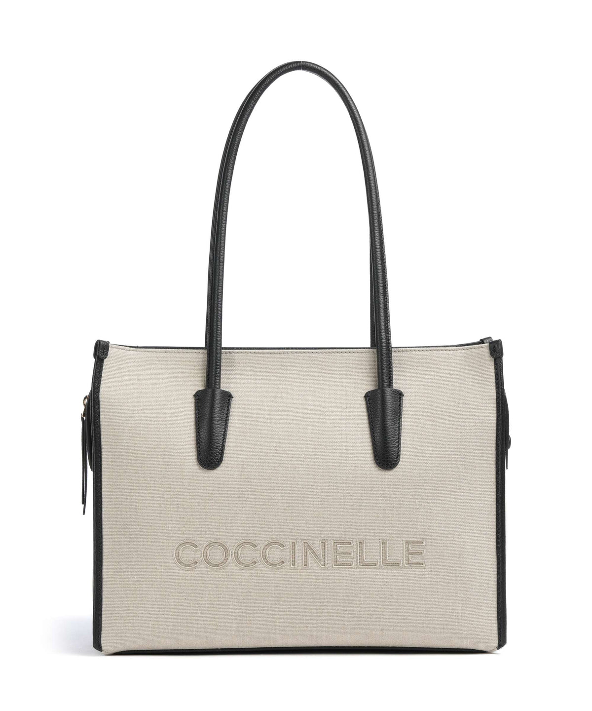 Coccinelle Myrtha Canvas Tote bag natural/noir