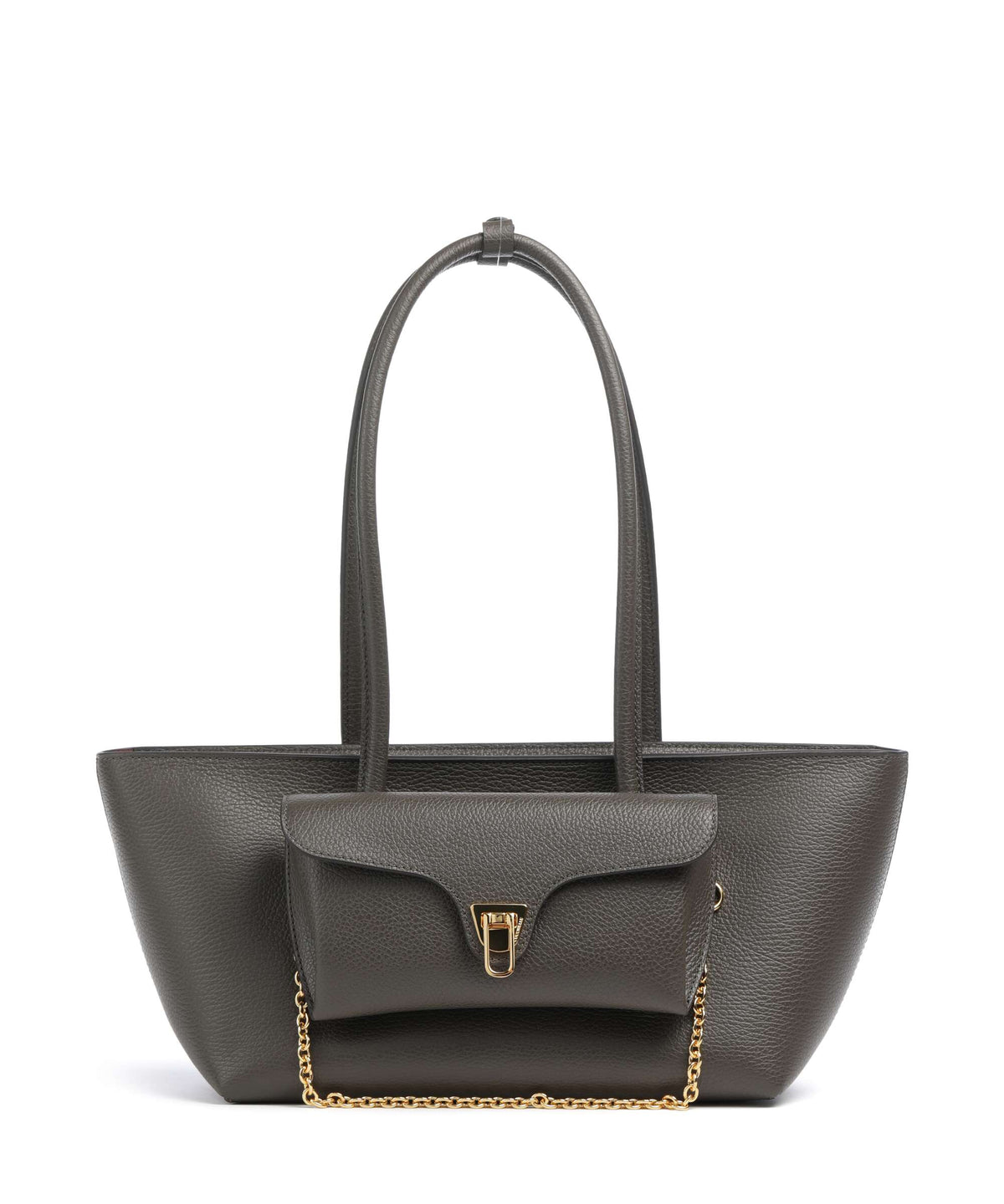 Coccinelle Beat Double Shoulder bag fango