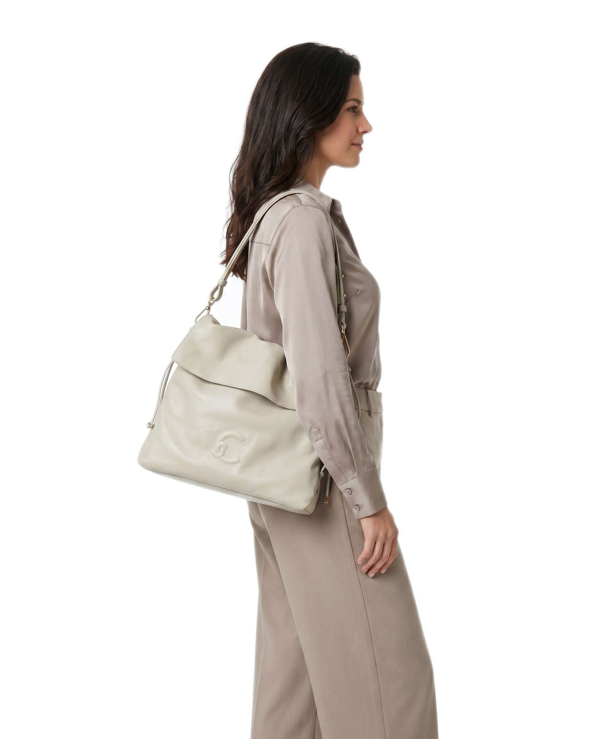 Coccinelle Lidia Hobo bag eucalipto