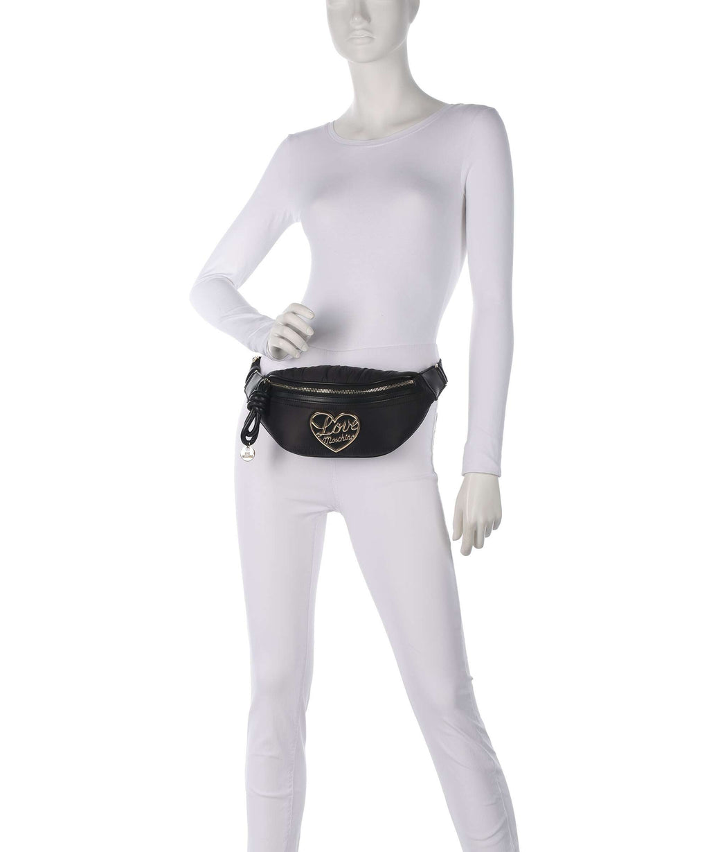 Love Moschino Air Wave Belt bag black