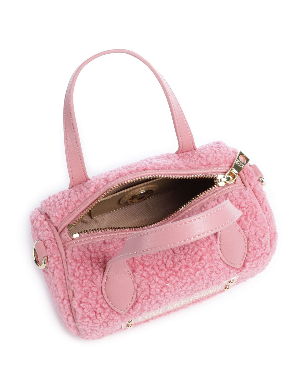 Love Moschino Poodle Handbag old rose