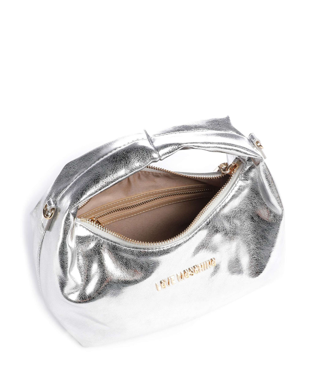 Love Moschino Smart Daily Handbag silver