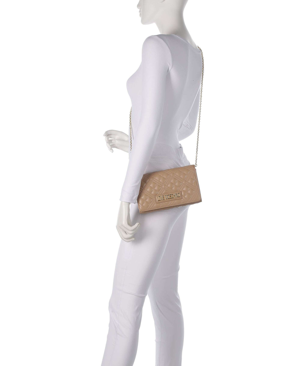 Love Moschino Smart Daily Crossbody bag beige