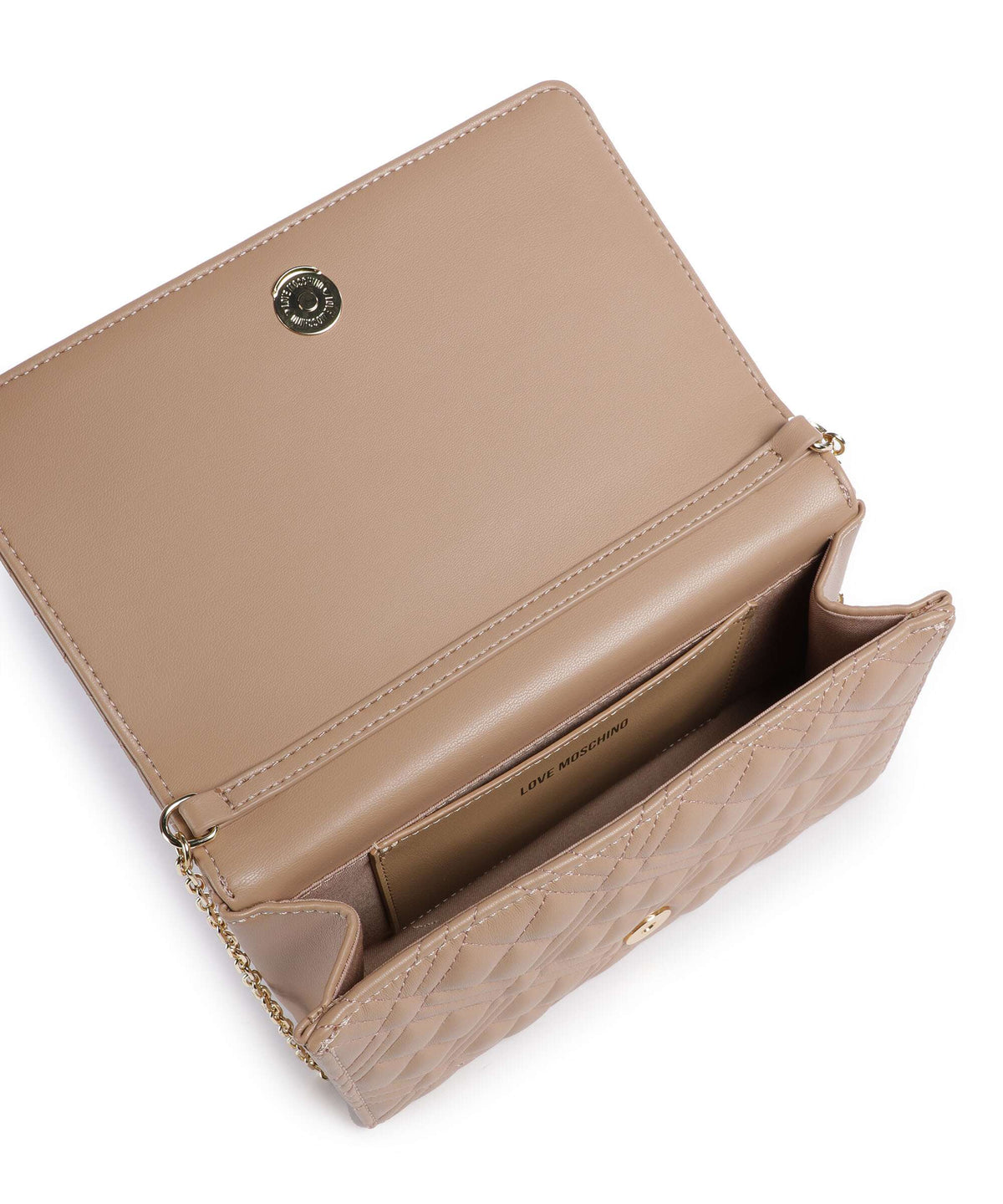 Love Moschino Smart Daily Crossbody bag beige