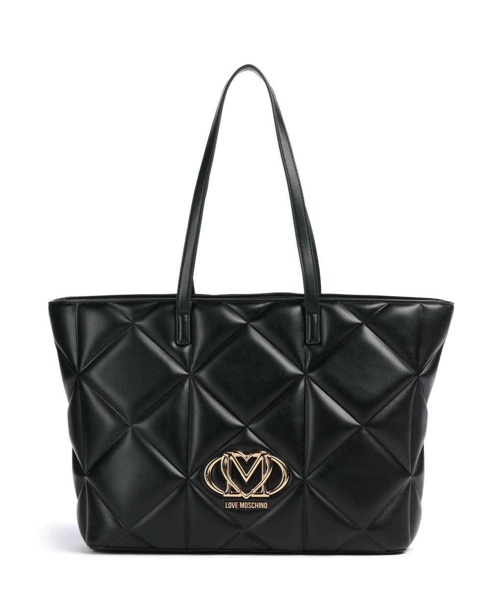 Love Moschino Embossed Q Tote bag black