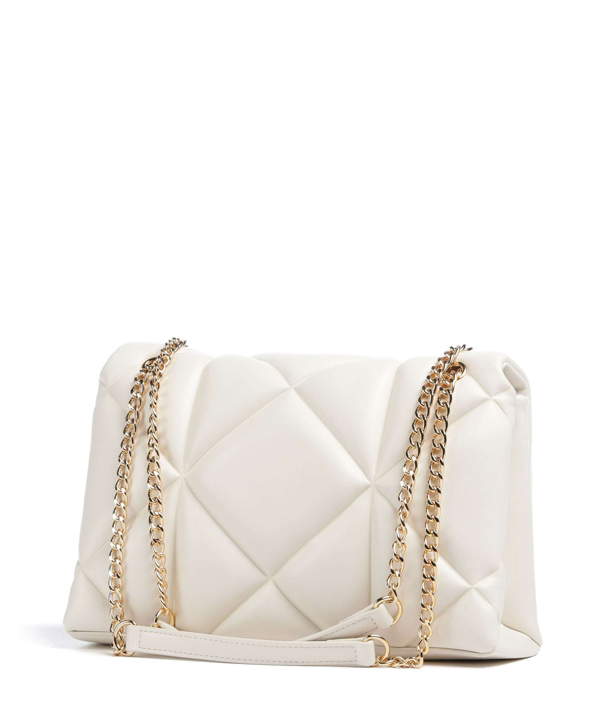 Love Moschino Embossed Q Shoulder bag ivory