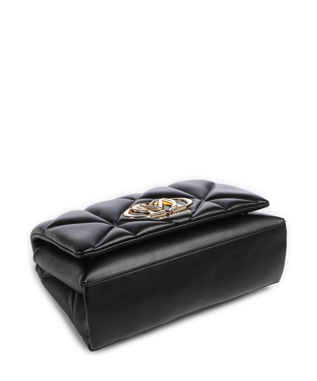 Love Moschino Embossed Q Shoulder bag black