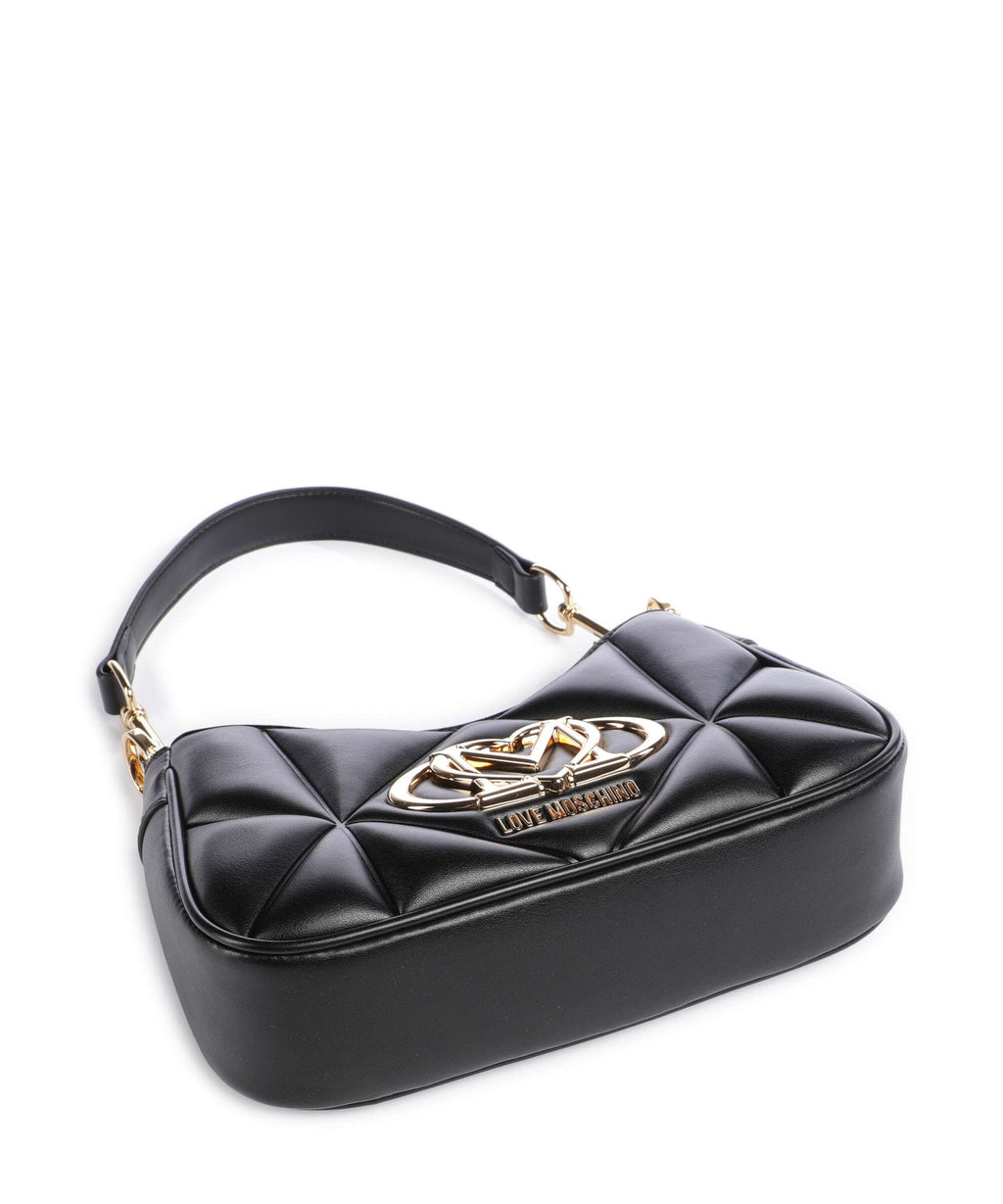 Love Moschino Embossed Q Shoulder bag black