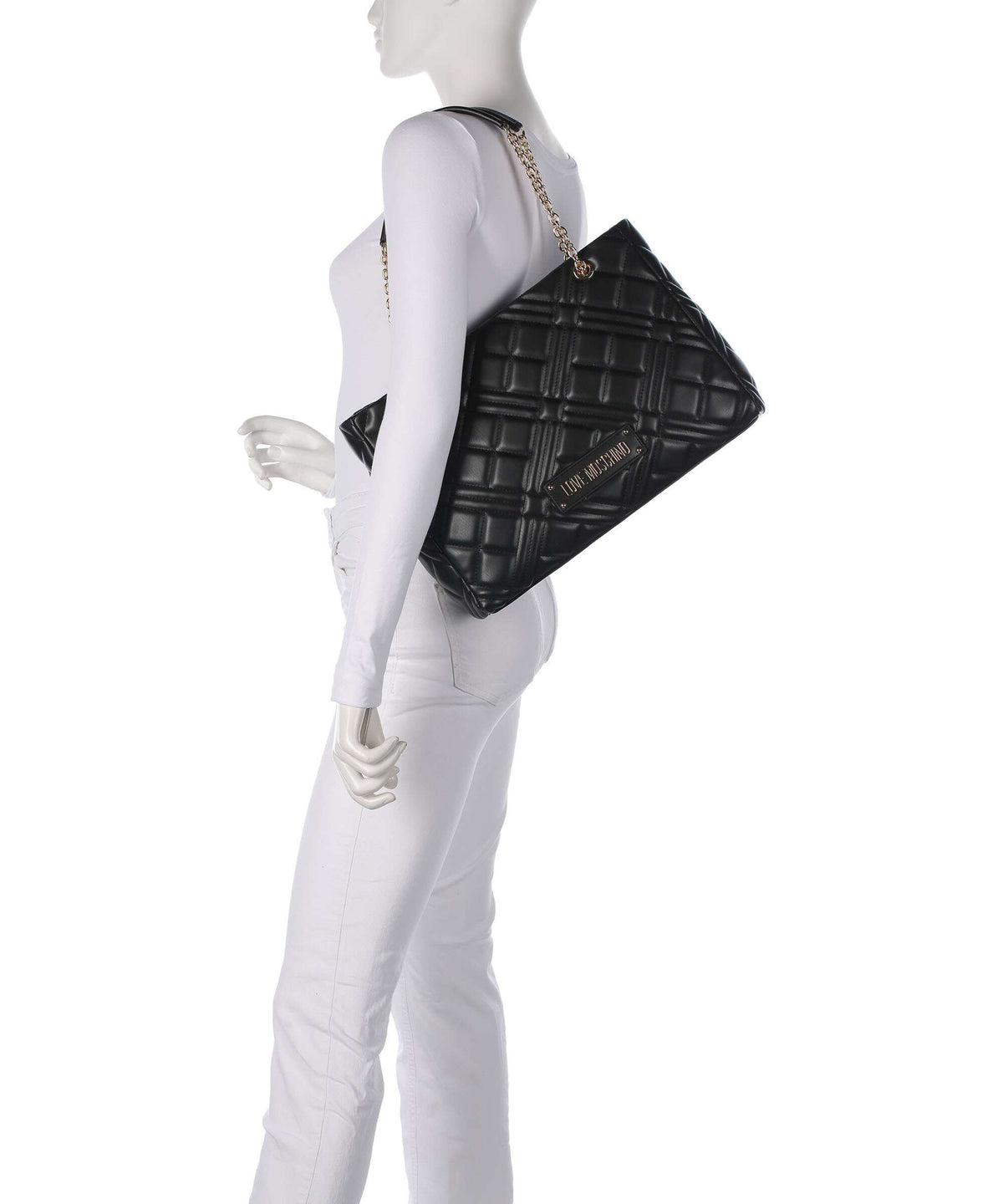 Love Moschino Quilted Tote bag black
