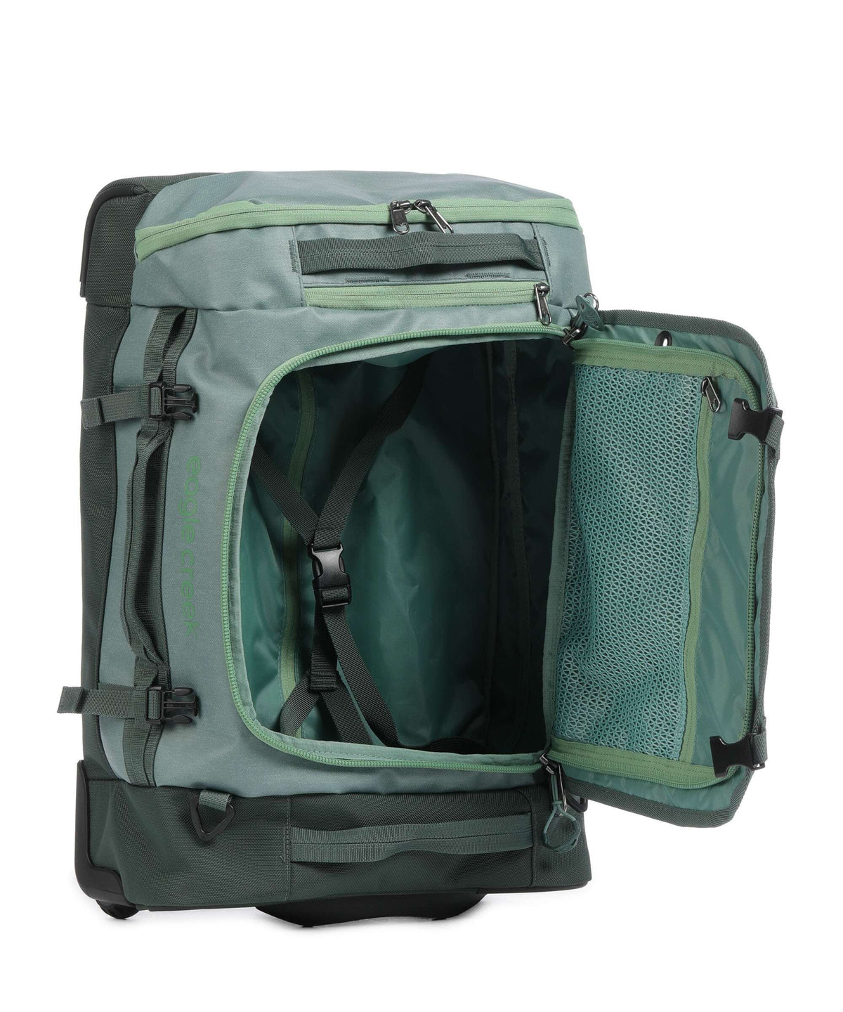 Eagle Creek Cargo Hauler XT International Carry On Backpack with wheels duck green