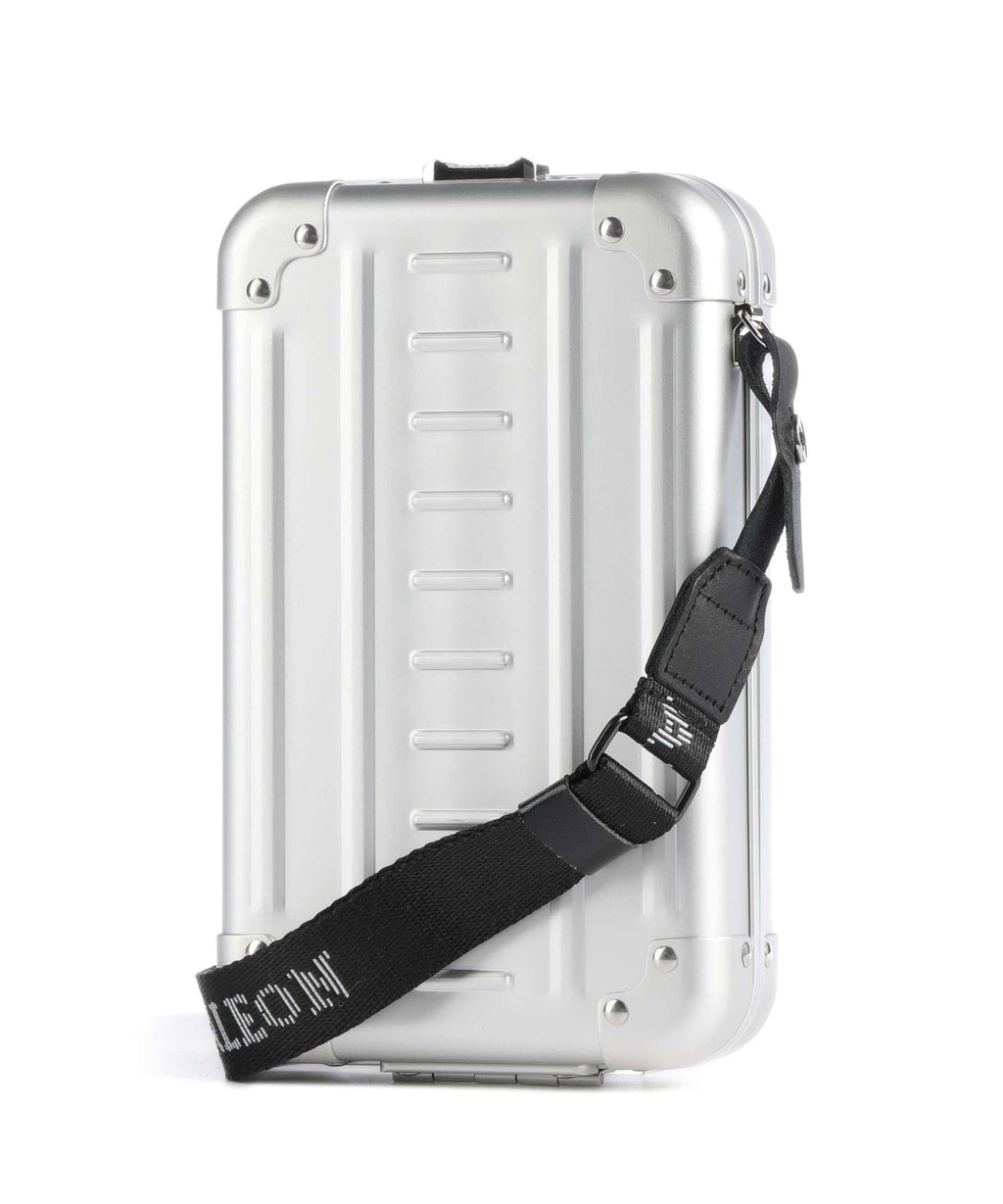 Aleon Classic Vertical Vanity Crossbody bag platinum