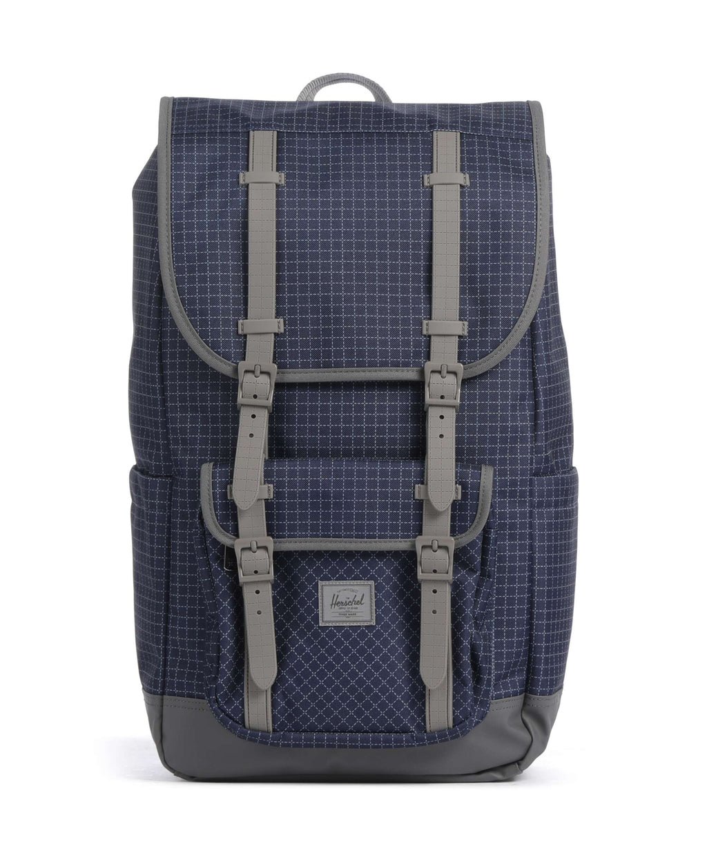 Herschel Little America 30 Backpack grid naval academy/magnet