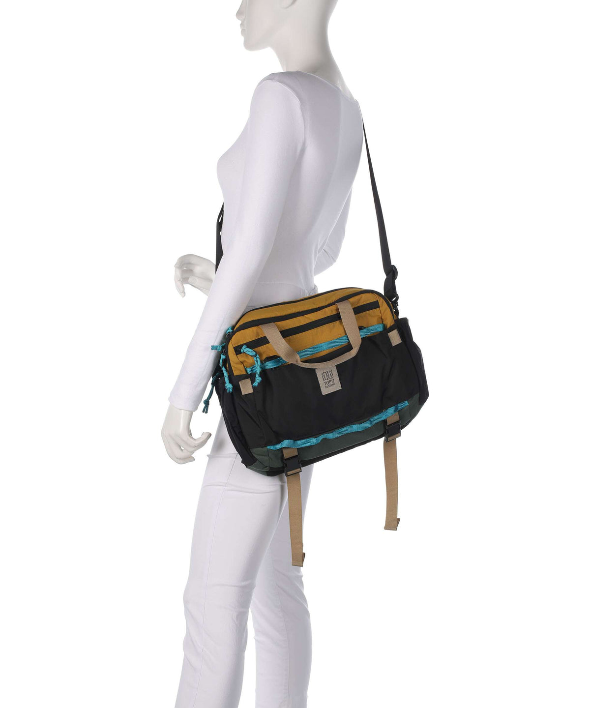 Topo Designs Mountain Crossbody bag mustard/forest