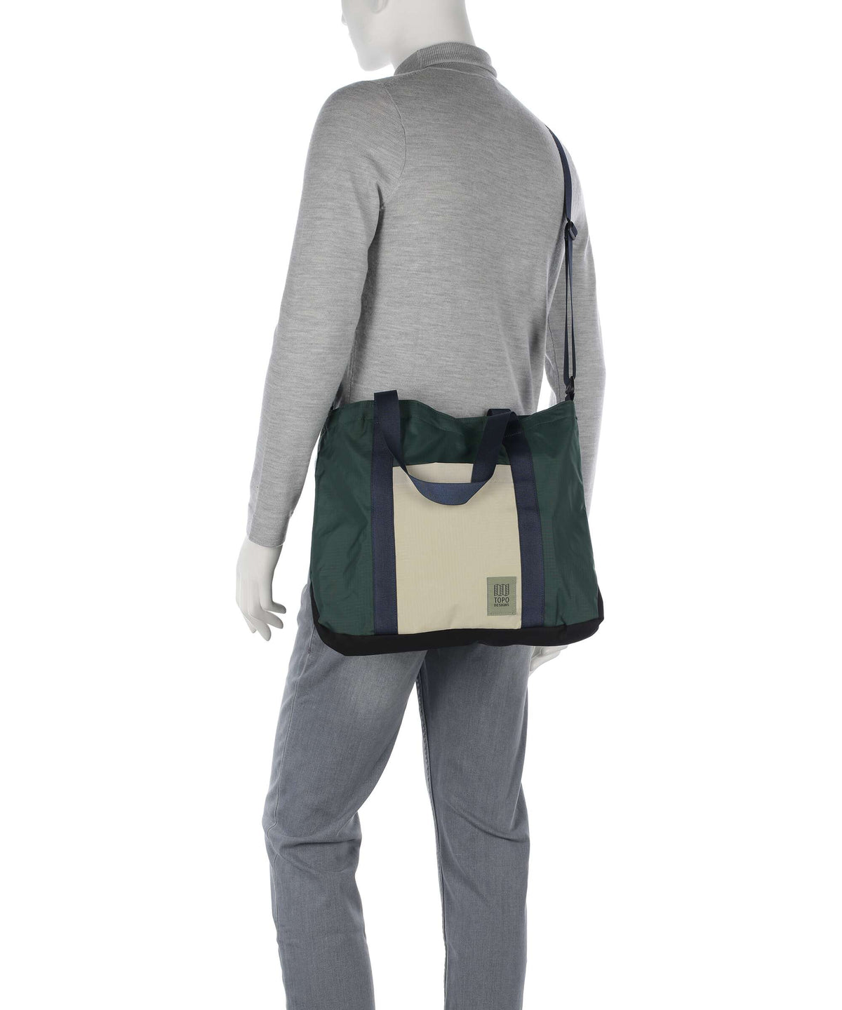 Topo Designs Mountain Essential Tote bag forest/bone white
