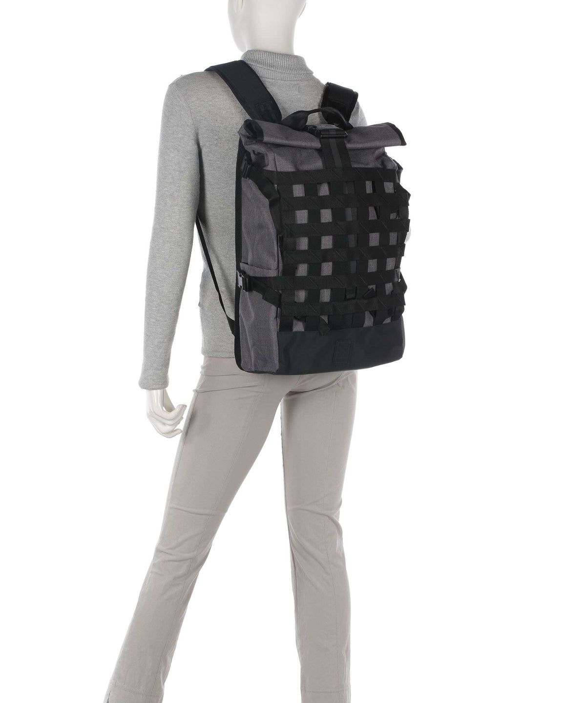 Chrome Barrage 22 Rolltop backpack black