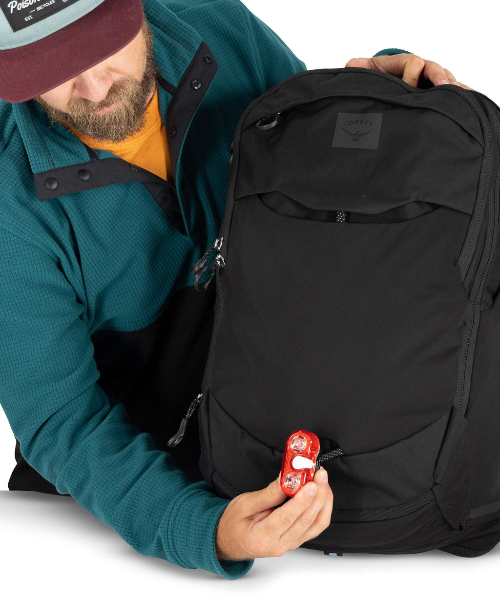 Osprey Metron 34 Backpack black anchor blue