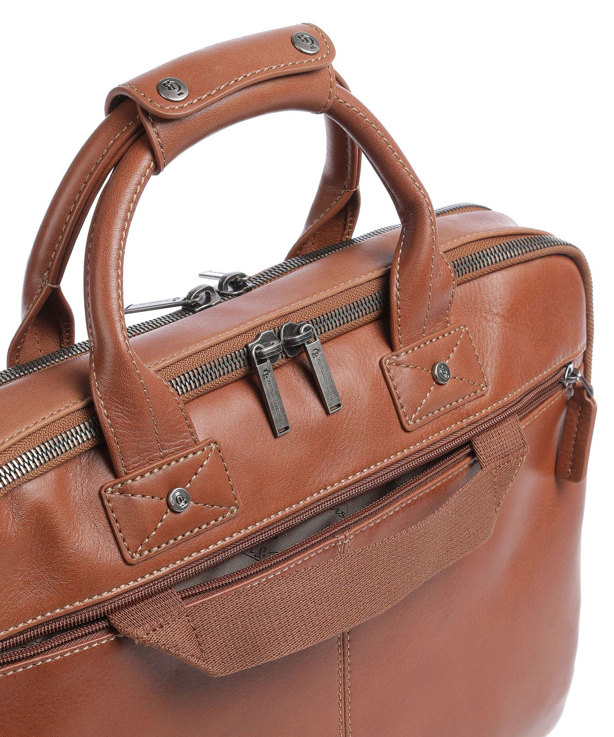 Castelijn & Beerens Firenze Briefcase light brown