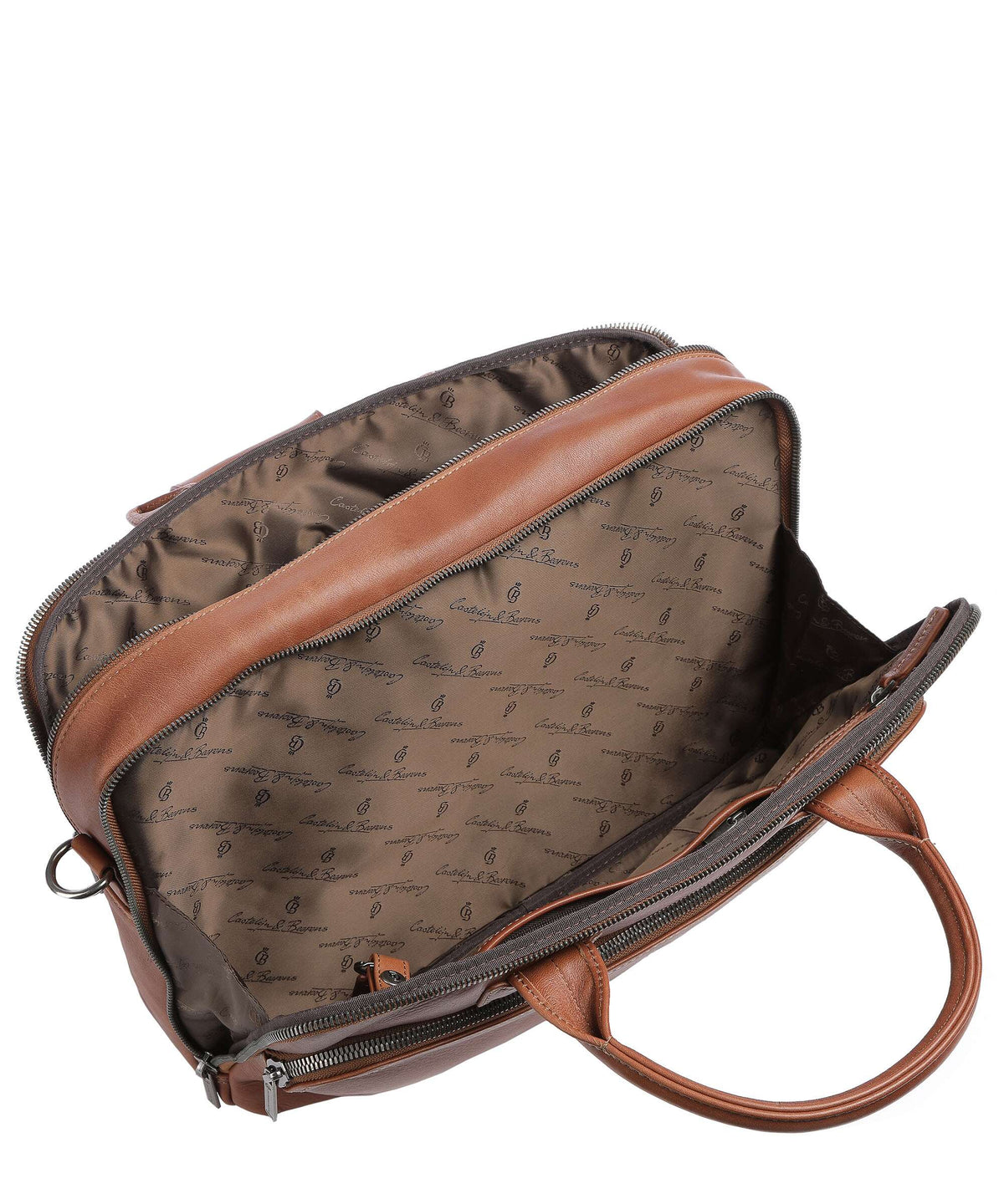 Castelijn & Beerens Firenze Briefcase light brown