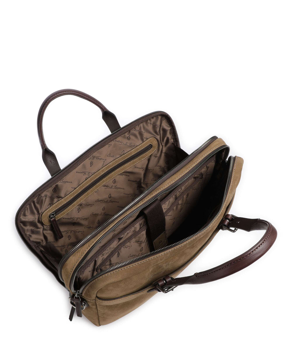Castelijn & Beerens Veneto Briefcase taupe