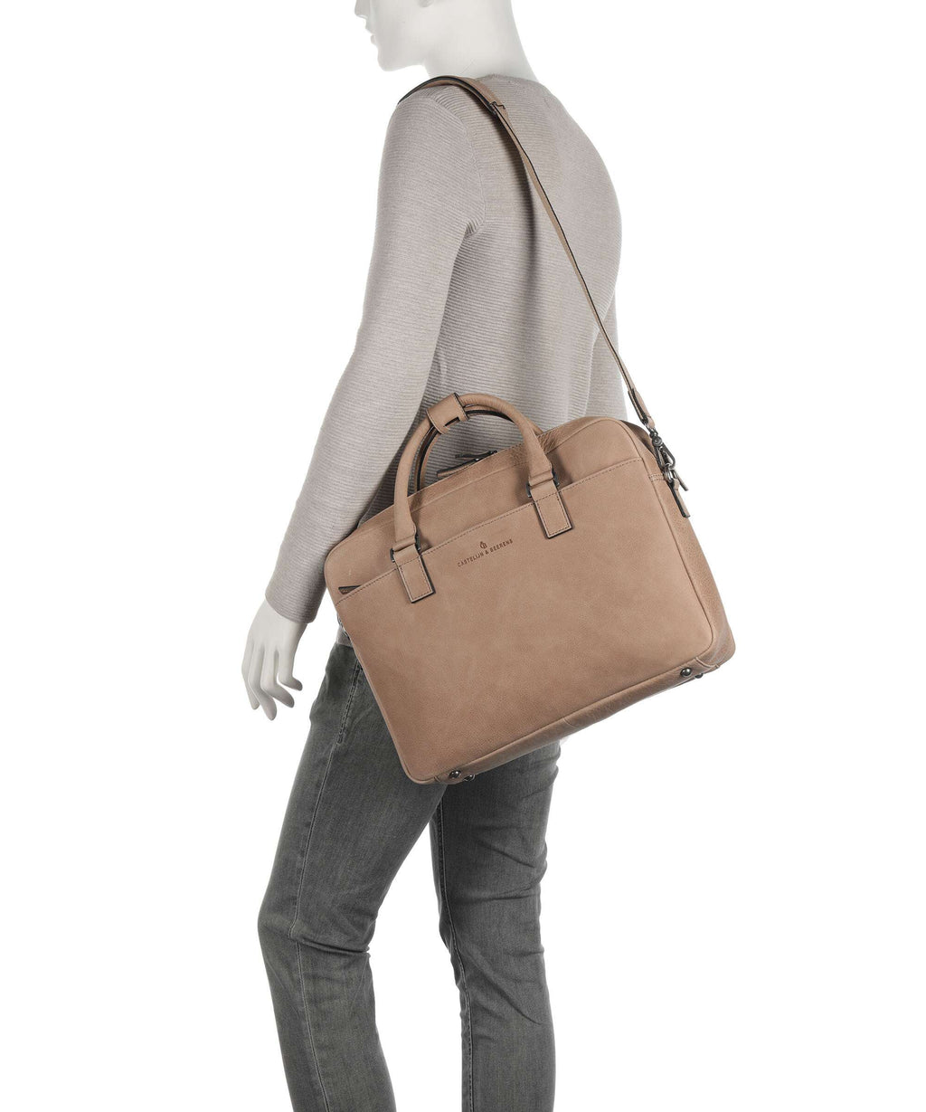 Castelijn & Beerens Carisma Briefcase beige