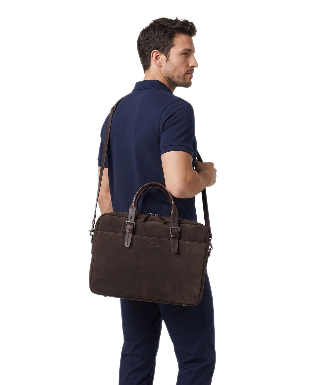 Castelijn & Beerens Veneto Briefcase mocca