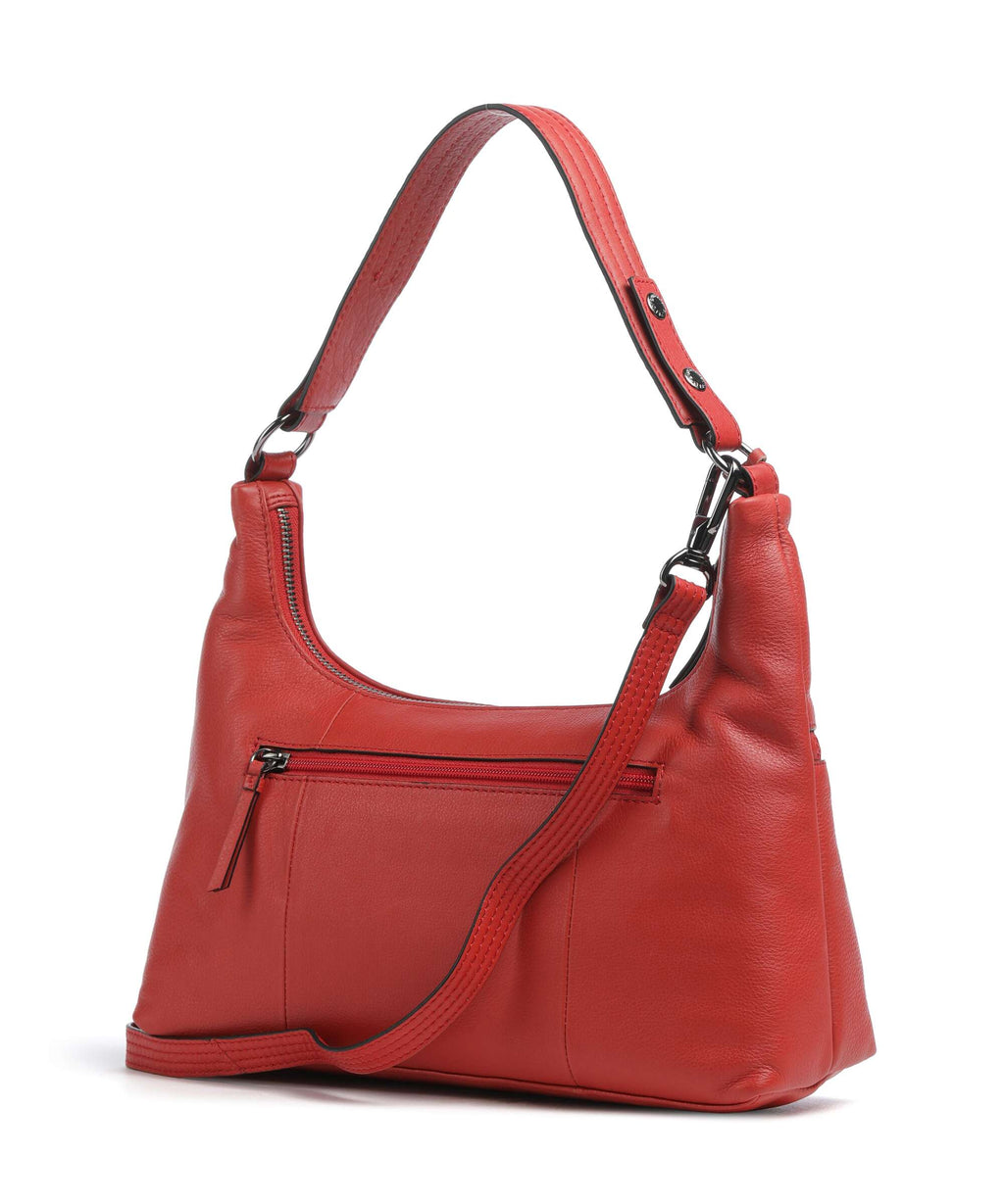 Burkely Rock Ruby Hobo bag red