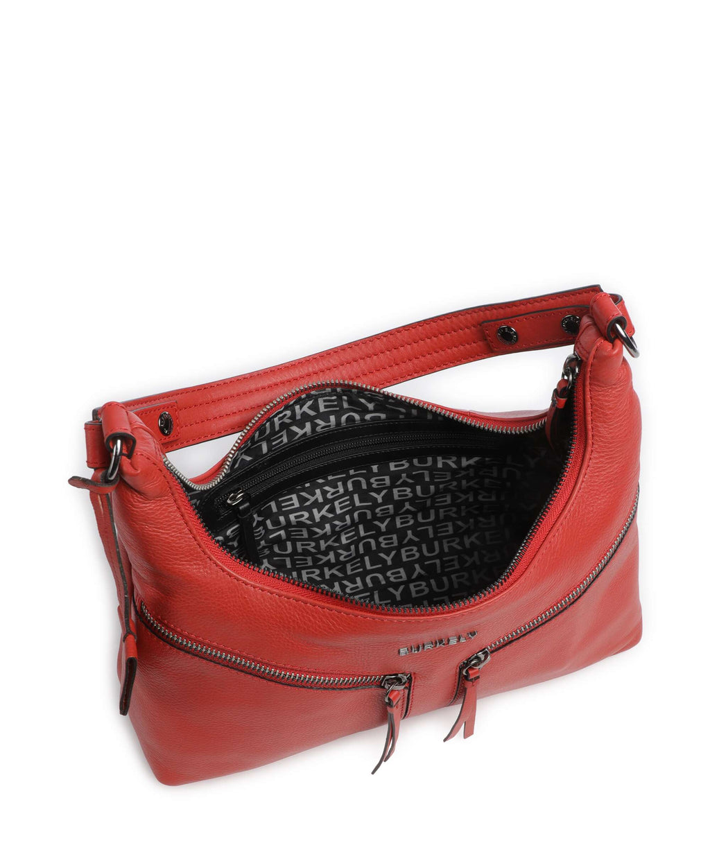 Burkely Rock Ruby Hobo bag red