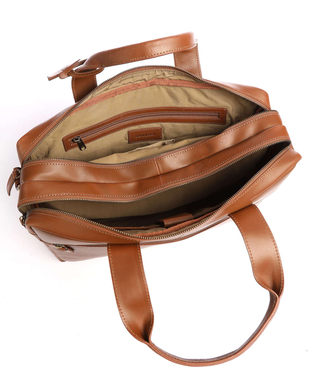 Burkely Vintage Jesse Briefcase cognac