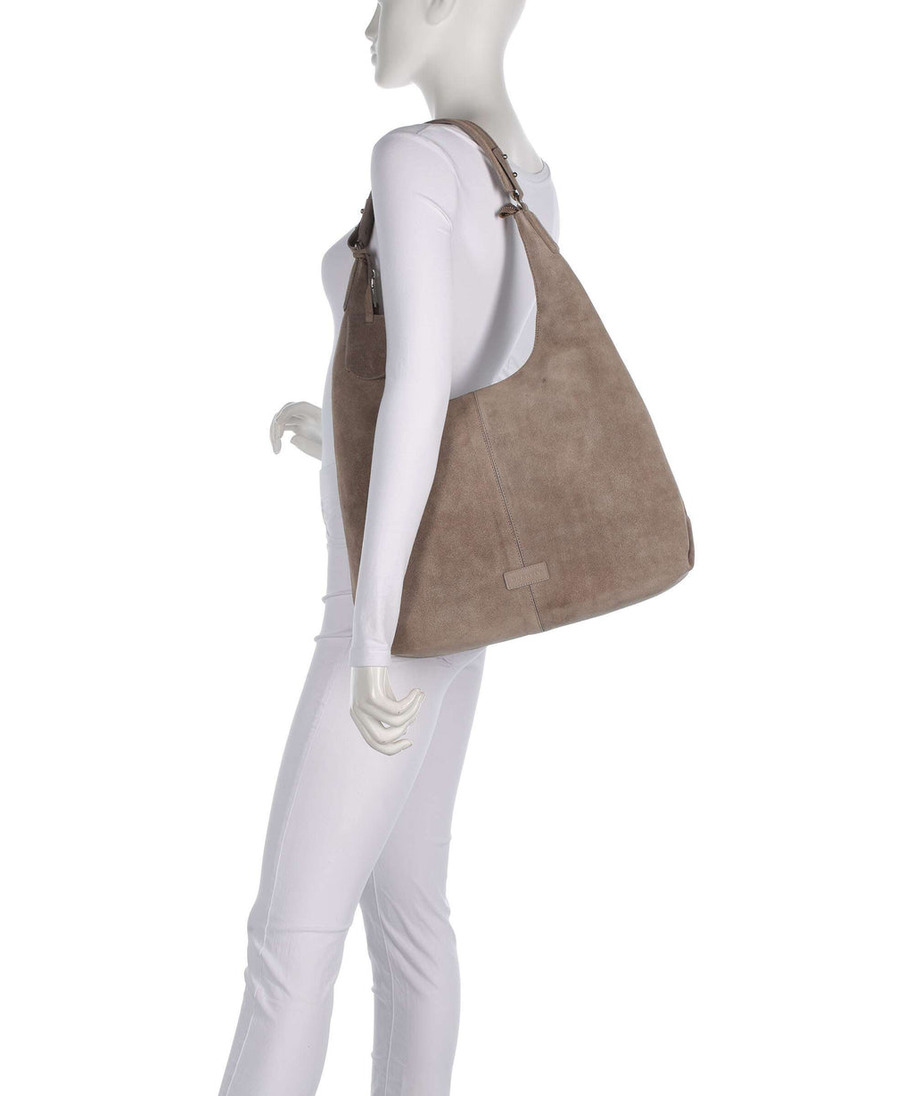 Burkely Vienna Hobo bag grey