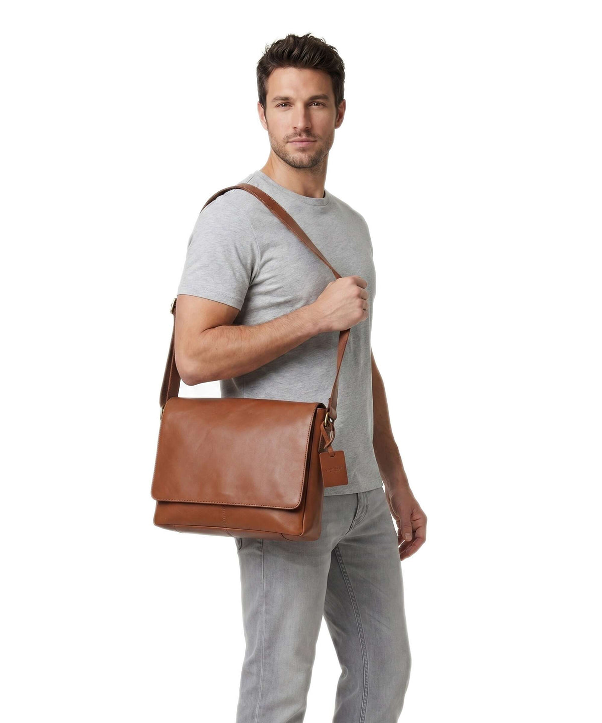 Burkely Vintage Juul Messenger bag cognac