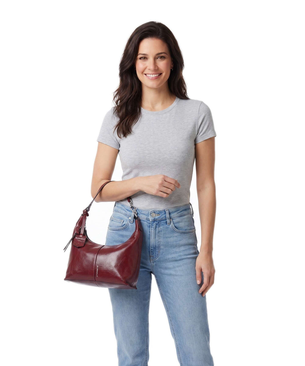 Burkely Myra Hobo bag burgundy