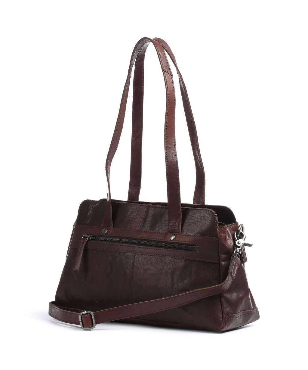 Spikes & Sparrow Bronco Shoulder bag dark brown
