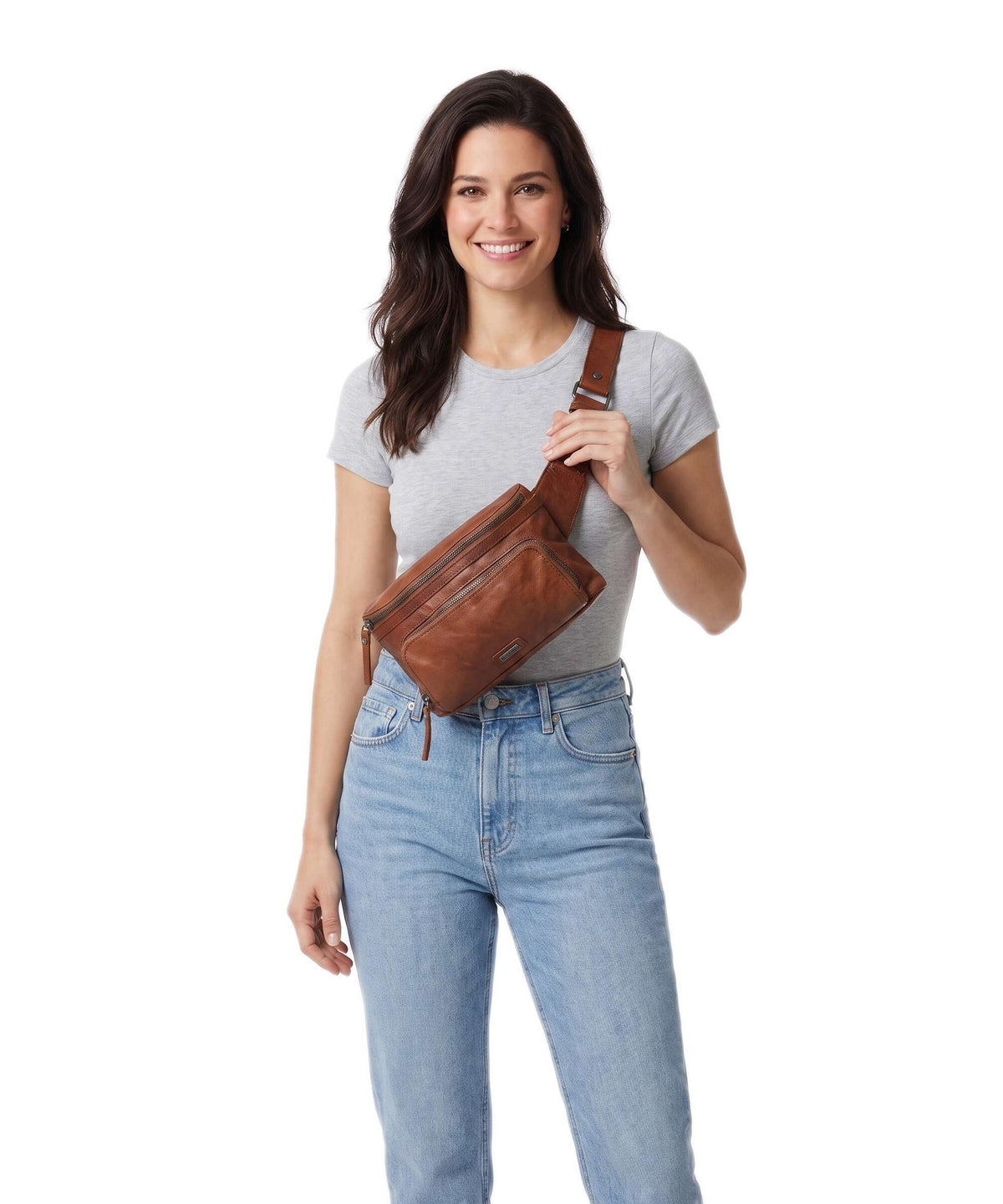 Spikes & Sparrow Bronco Belt bag brandy
