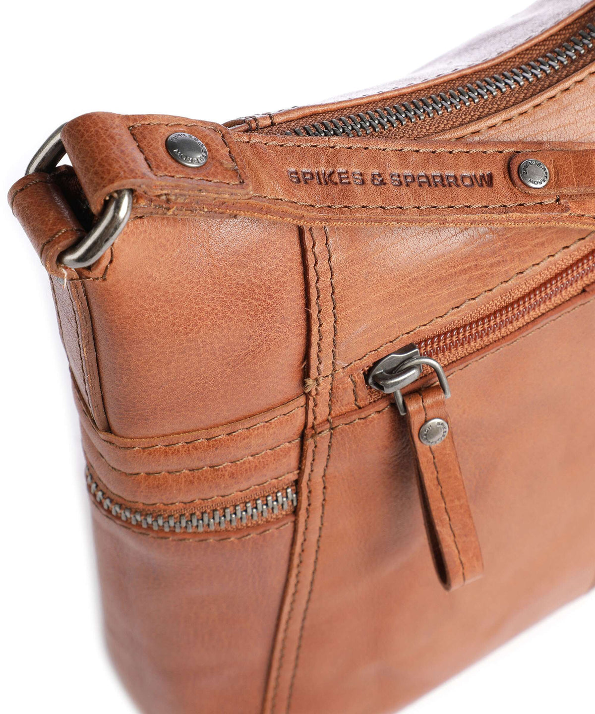 Spikes & Sparrow Bronco Crossbody bag brandy