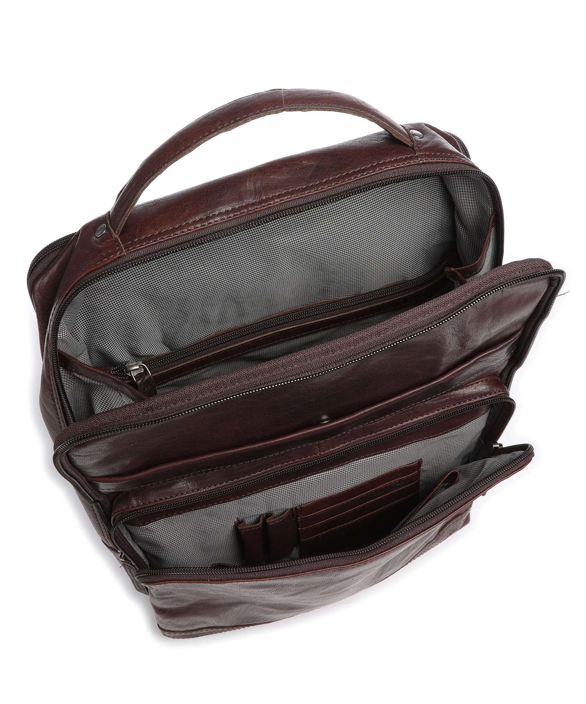 Spikes & Sparrow Bronco Backpack dark brown