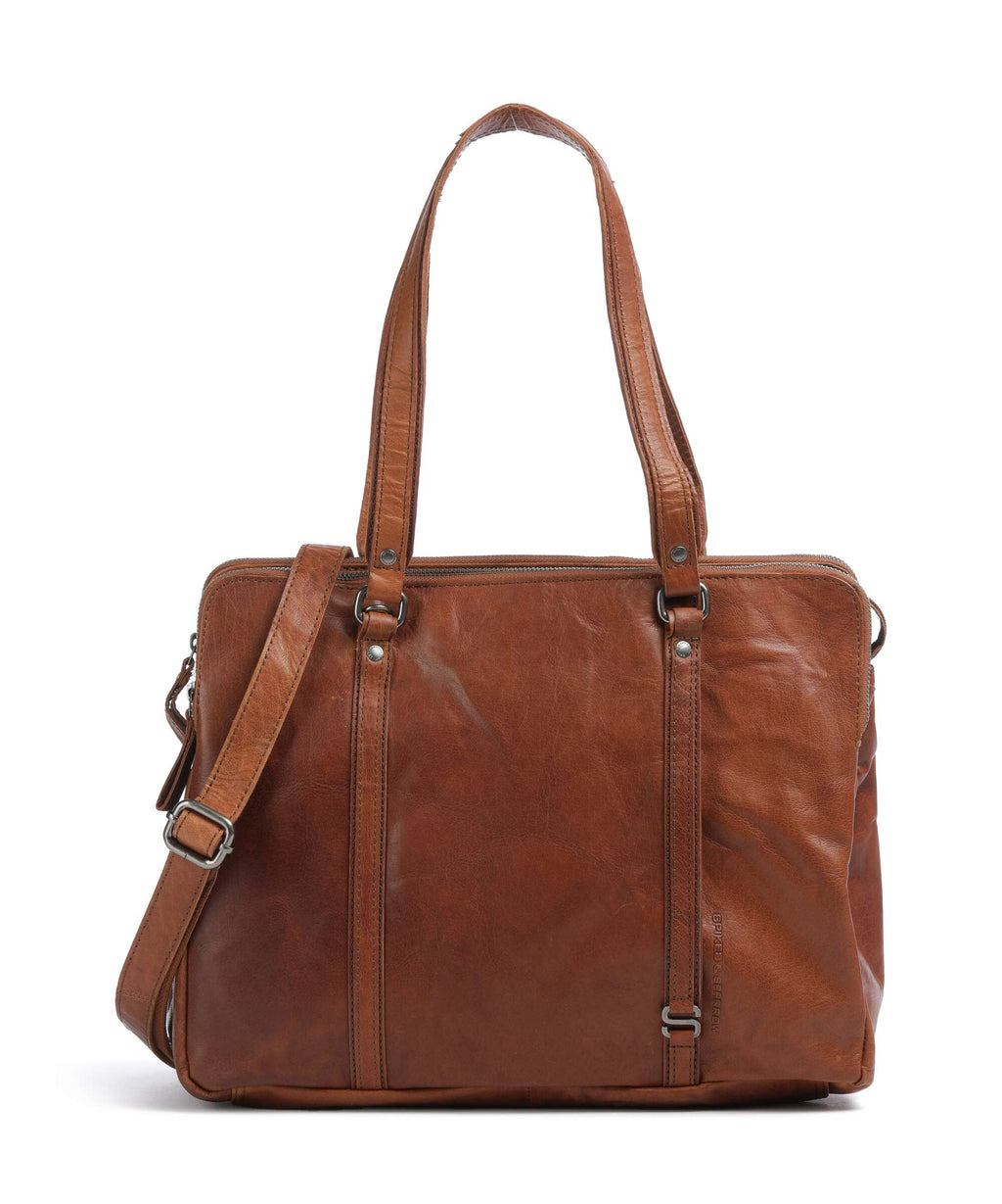 Spikes & Sparrow Bronco Tote bag cognac