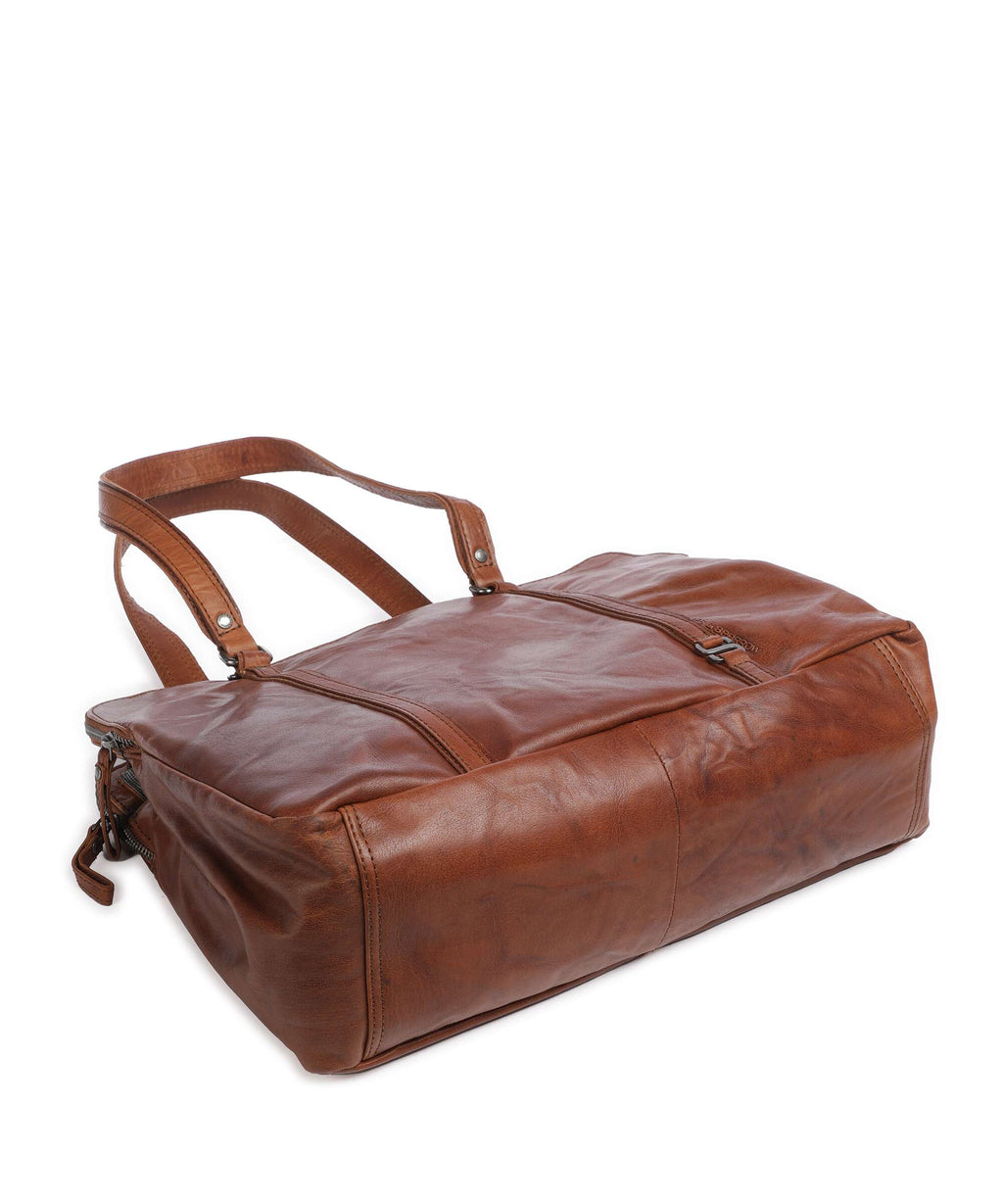 Spikes & Sparrow Bronco Tote bag cognac