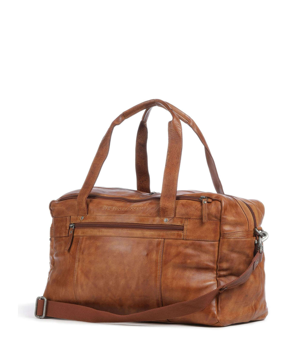 Spikes & Sparrow Apache Weekend bag brandy
