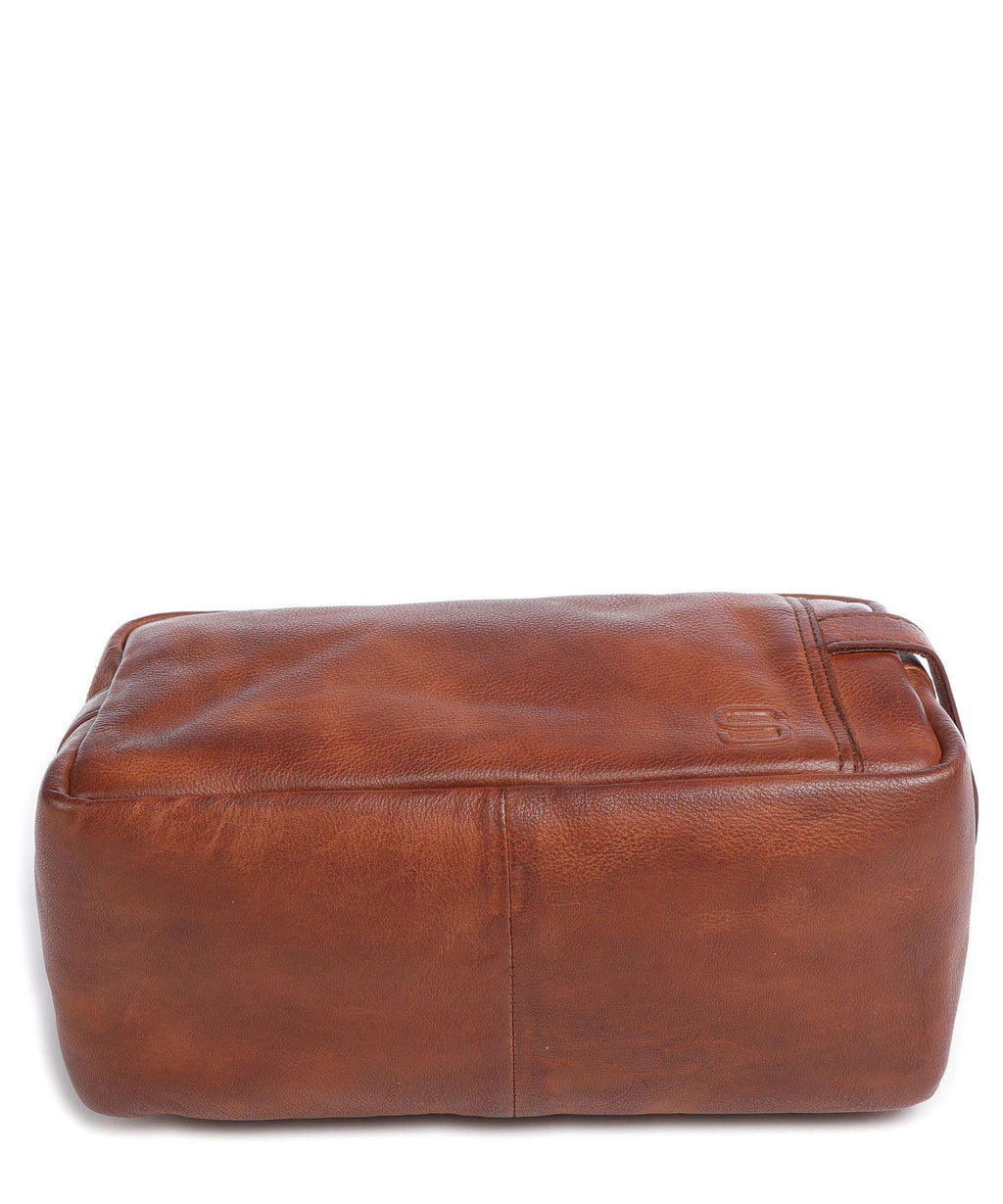Spikes & Sparrow Apache Toiletry bag brandy