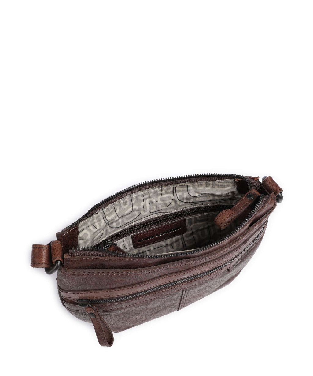 Spikes & Sparrow Bronco Camreen Crossbody bag dark brown